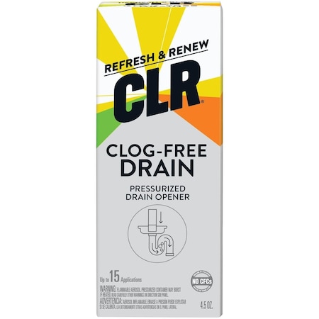 Clr Clog Free Drain 4.5 Oz. Air-Pressure Drain Opener PP 6